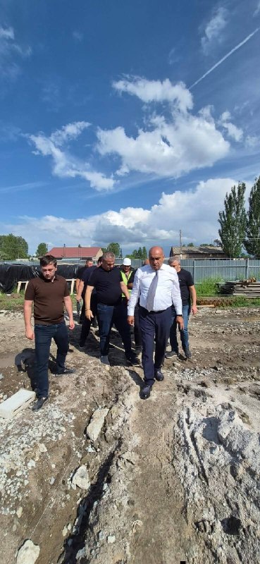 Строительство детского сада в селе Гарибджанян Ширакской области