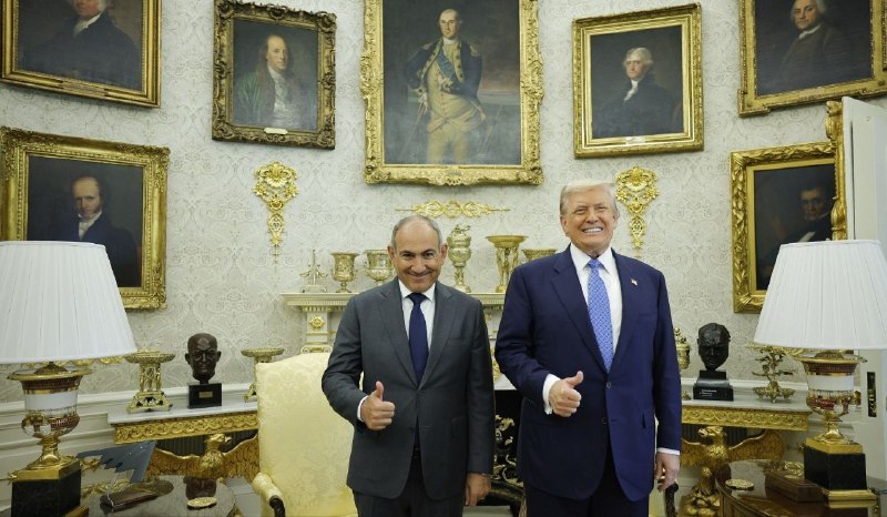 Никол Пашинян поздравил Дональда Трампа и Джей Ди Вэнса с 250-летием независимости США